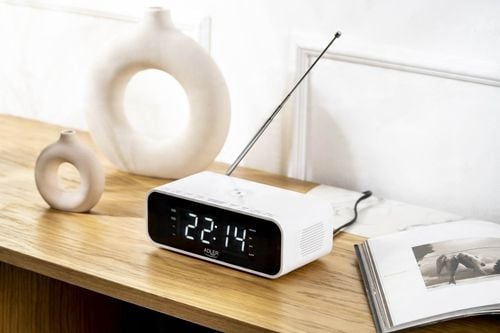 RADIOBUDZIK Z ŁADOWARKA INDUKCYJNA BLUETOOTH na Arena.pl