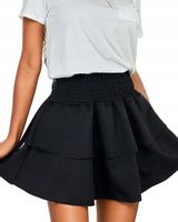 CZARNE SPÓDNICO- SPODENKI DAMSKIE 6938 Uniwersalny