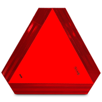 TRÓJKĄT OSTRZEGAWCZY METALOWY DO POJAZDÓW WOLNOBIEŻNYCH ODBLASK ALUMINIUM