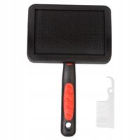 PUDLÓWKA Szczotka dla psa długowłosego CZARNA