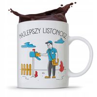 Kubek Prezent Dla Listonosza Najlepszy Listonosz Z Nadrukiem Ze Zdjęciem