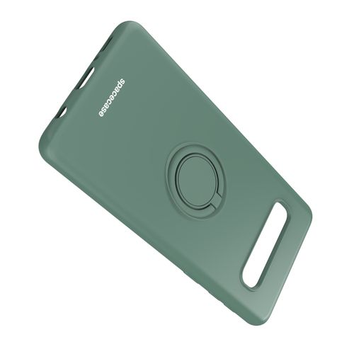 ETUI MATOWE DO GALAXY S10 SPACECASE SILICONE RING SILIKONOWE + FOLIA na Arena.pl