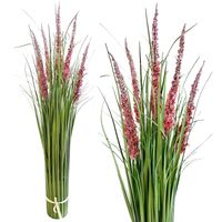 SZTUCZNA TRAWA WYSOKA OZDOBNA GĘSTA KWITNĄCA ROŚLINA W WIĄZCE SNOPEK 70 cm