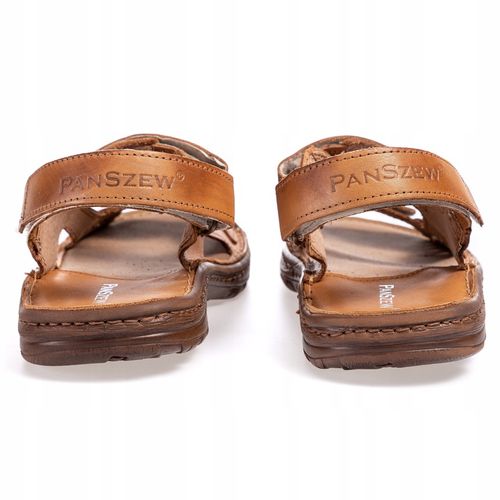 PanSzew WYGODNE Sandały Męskie ze Skóry Naturalnej POLSKIE Klapki 39-46 na Arena.pl