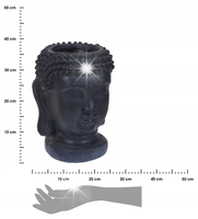 Donica na kwiaty Głowa Buddy 35 cm Osłonka Budda Dekoracja na Taras Balkon