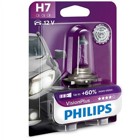 Philips Żarówka H7 VisionPlus +60% Więcej Światła na Arena.pl