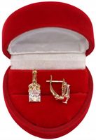 Złote KOLCZYKI ze stali chirurgicznej 316L K886