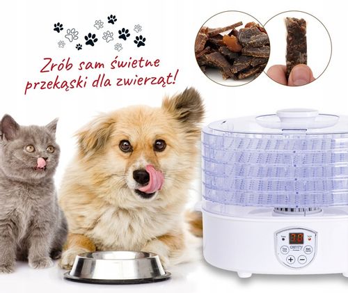 Suszarka do grzybów ziół i żywności 550W timer LCD na Arena.pl