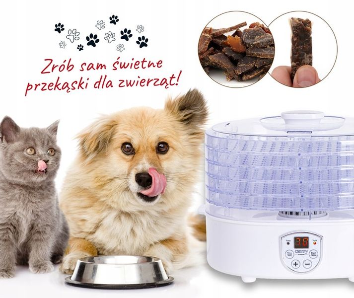 Suszarka do grzybów ziół i żywności 550W timer LCD zdjęcie 2