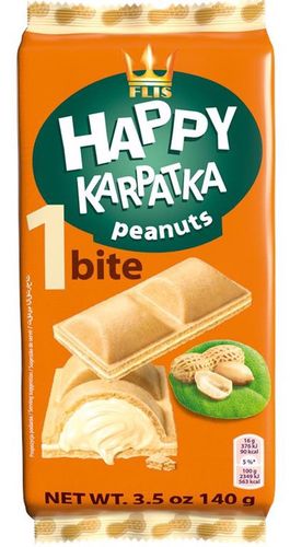 Flis Happy Karpatka o smaku orzechów arachidowych 140 g na Arena.pl