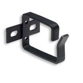 Pojedynczy uchwyt organizer kabli do szaf rack 19, czarny