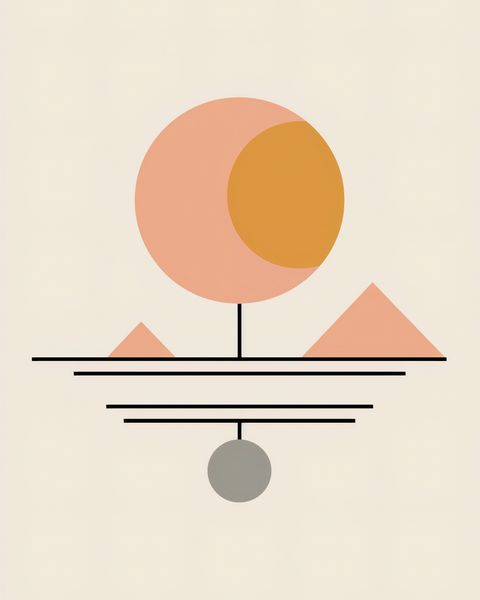 Plakat 40x50cm Geometryczna Utopia zdjęcie 1