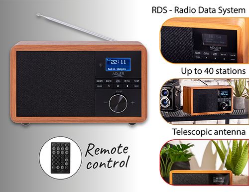 Emaga AD 1184 Radio Dab + Bluetooth na Arena.pl