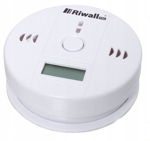 CZUJNIK CZUJKA CZADU TLENKU WĘGLA - CO- BEZPRZEWODOWY GŁOŚNY RIWALL na Arena.pl