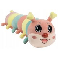 Maskotka pluszowa gąsienica stonoga poduszka długa 65cm róż B-2480