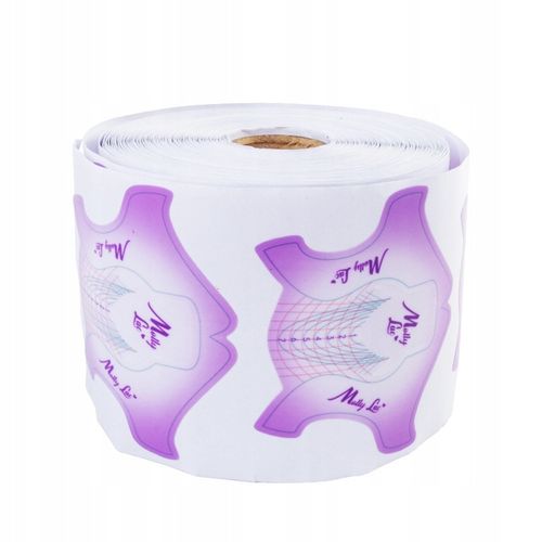 Szablony do paznokci formy do manicure Flexible MollyLac fioletowe 500szt na Arena.pl