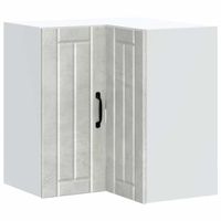 Szafka ścienna narożna kuchenna, Lucca, betonowy szary