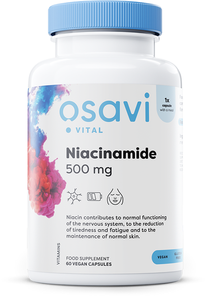 Osavi Niacinamide, 500mg - 60 kaps. zdjęcie 1