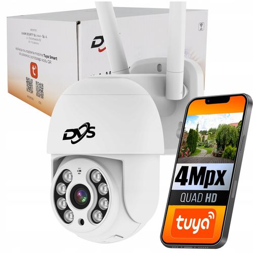 ZEWNĘTRZNA KAMERA WIFI OBROTOWA BEZPRZEWODOWA IP 4Mpx TUYA DVS DO DOMU na Arena.pl