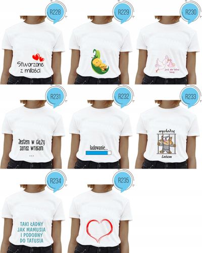 Koszulka ciążowa nadruk USG na Arena.pl