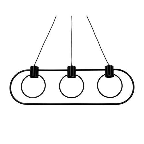 lampa wisząca fredo koło 3 czarna na Arena.pl