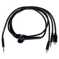 Kabel pro snake USB-C Multi Cable 3in1 Jack 3,5mm Lightning Materiałowy 0,9m