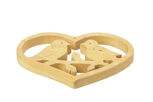 Serce z gołąbkami na Arena.pl