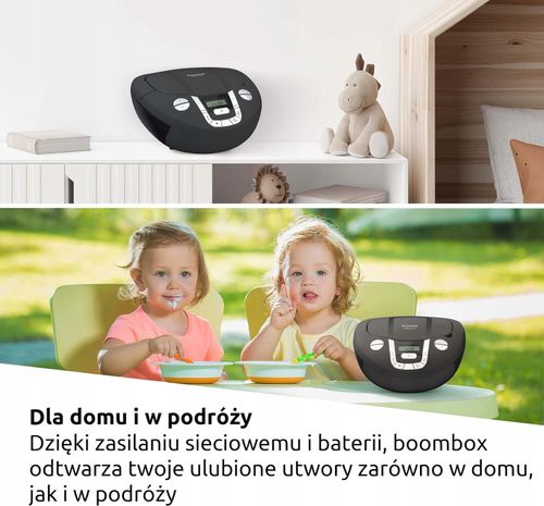 Radioodtwarzacz Boombox TECHNISAT Viola CD-1 Bluetooth Czarny na Arena.pl