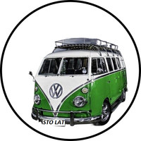 Opłatek na tort VW Auto Samochód Logo Tekst Gratis