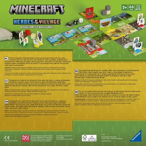 Gra planszowa RAVENSBURGER Minecraft Uratuj wioskę na Arena.pl