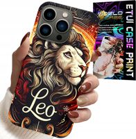 ETUI DO IPHONE 14 PRO MAX - LEW, ZNAK ZODIAKU ASTRONOMIA, CASE + SZKŁO