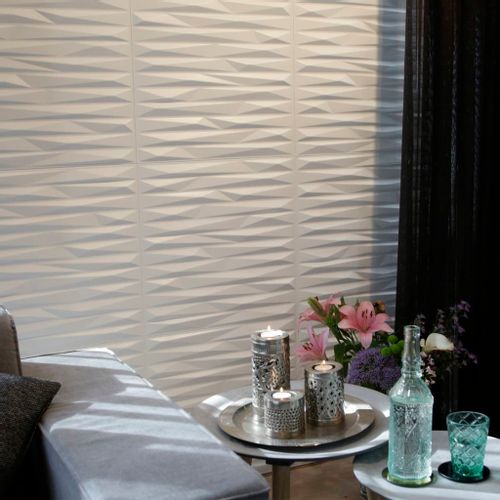 PANEL PANELE ŚCIENNE 3D 12 SZTUK 50X50CM SALON na Arena.pl