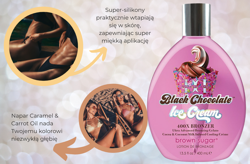 Brown Sugar Black Chocolate Ice Cream Bronzer 400ml zdjęcie 3
