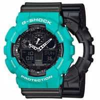 ZESTAW G-SHOCK GA-100-1A1ER ZIELONY CZARNY