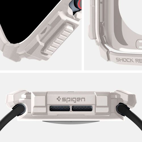 spigen rugged armor apple watch 10 (46 mm) dune beige na Arena.pl