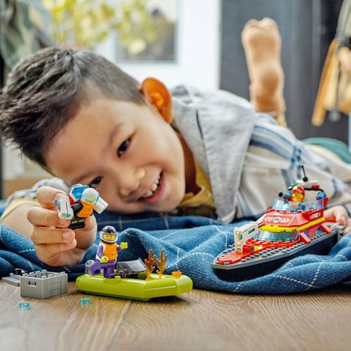 LEGO City Łódź strażacka 60373 na Arena.pl