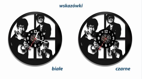 Zegar ścienny z płyty winylowej Bruce Lee 54.2 na Arena.pl