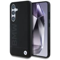 etui bmw leather big wordmark do samsung galaxy s25 czarny