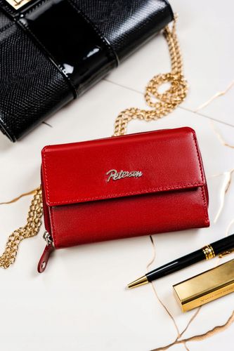 zestaw prezentowy: duży, skórzany portfel i brelok - peterson na Arena.pl