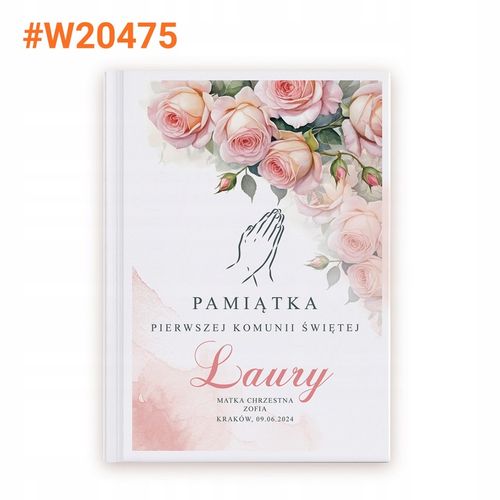 Biblia dla dzieci Prezent Chrzest Pamiątka Chrztu Komunii Nadruk na Okładce na Arena.pl