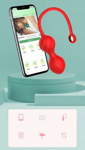 KULKI GEJSZY STEROWANE APLIKACJĄ WIBRATOR APP SILKON na Arena.pl