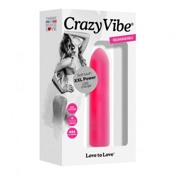 Mini Wibarator Crazy Vibe - Danger Pink zdjęcie 4