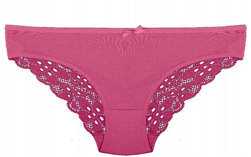 Majtki Koronkowe Bawełniane Wielokolorowe Damskie Figi Wygodne S 7-PAK na Arena.pl