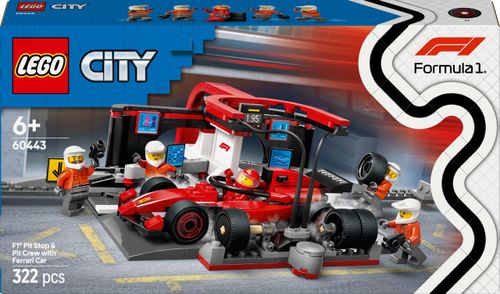 LEGO City 60443 Pit-Stop z Ferrari na Arena.pl