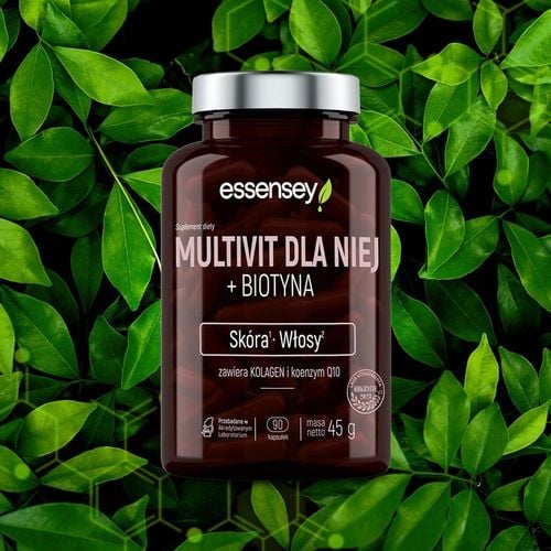 WITAMINY DLA KOBIET + KOLAGEN + BIOTYNA NA SKÓRĘ WŁOSY METABOLIZM 90 KAPS na Arena.pl