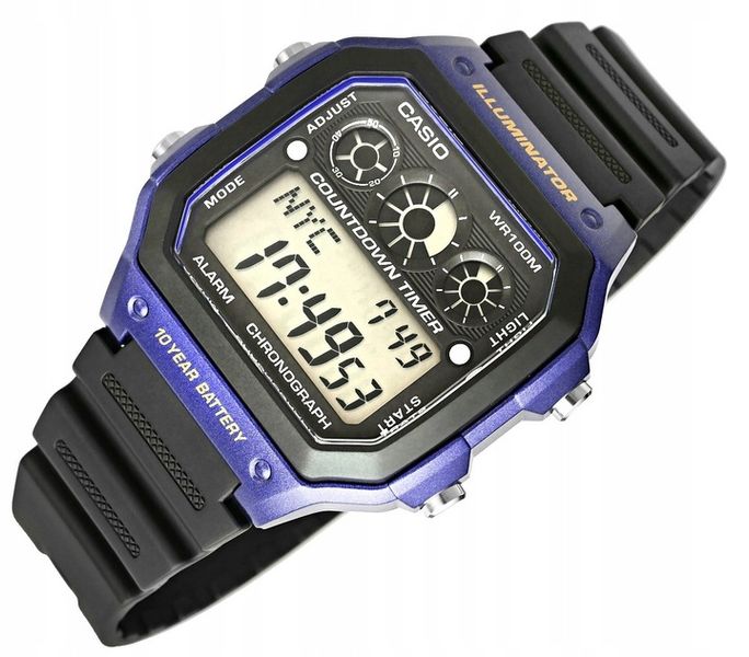 Zegarek Męski CASIO AE-1300WH-2AVDF zdjęcie 3