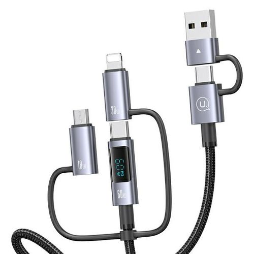 usams kabel 6w1 fast charging 60w 2m     data cable digital display na Arena.pl