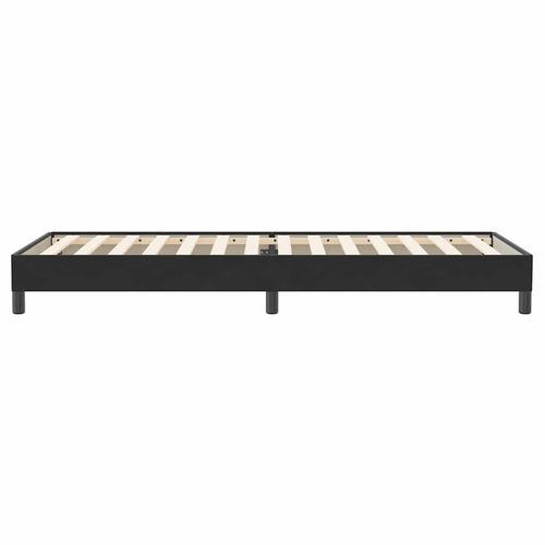 Łóżko Box Spring bez materaca Czarne 90x220 cm Aksamit na Arena.pl