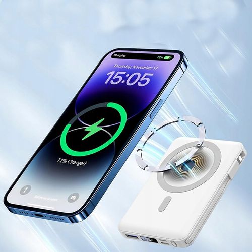 10000MAH MAGNETYCZNA MAGSAFE POWER BANK USB-C SZYBKIE ŁADOWANIE DLA IPHONE na Arena.pl