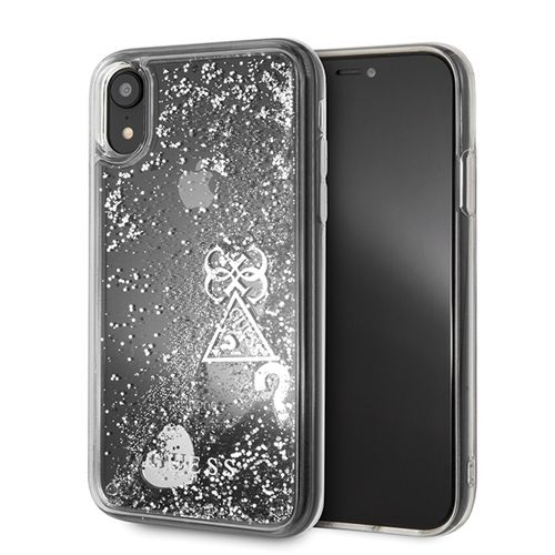 GUESS HARD CASE GLITTER - iPhone XR - SILVER na Arena.pl